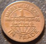 Kentucky 1¢ Coal Token - Payne-Baber Co