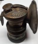 Vintage Brass Carbide Headlight for Coal Miners