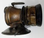 Vintage Brass Carbide Headlight for Coal Miners