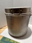 Vintage Coal Miner's Lunch Pail and Coffee Pot Set