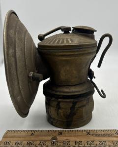 Antique Brass Miners Lantern by Universal Lamp Company