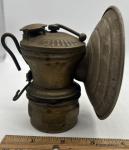 Antique Brass Miners Lantern by Universal Lamp Company