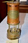 Vintage British Coal Mining Miner's Brass Lantern