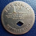 Fern Coal Co. $1 Trade Token Coin - WV
