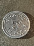 5¢ Coal Scrip from Shay & Sigley, WV