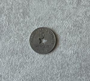Cornett-Lewis Coal Co 5 Cent Trade Token