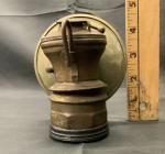 Vintage Brass Carbide Lamp for Coal Miners