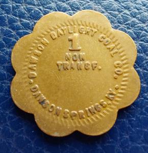 Dawson Springs KY 1 Cent Coal Trade Token
