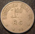 West Virginia Ridgeview Coal $1 Token