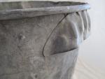 Antique Tin Coal Miner Railroad Bucket with Handles