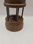 Vintage Brass Coal Mining Lantern from Aberaman