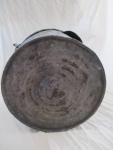 Antique Tin Coal Miner Railroad Bucket with Handles