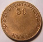 Kentucky Coal Token - Morgan Grocery, Fonde KY