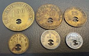 E.C. Minter Coal Co 6 PC Scrip Set