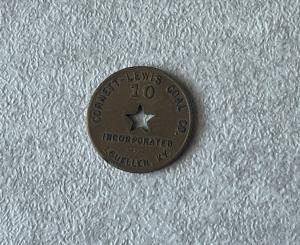 Cornett-Lewis Coal Co 10 Cents Token - KY