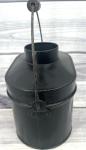 Vintage Tin Coal Miner Lunch Pail Bucket