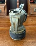 Vintage Justrite Carbide Coal Miner Lamp 1900s