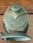 Vintage Justrite Carbide Coal Miner Lamp 1900s