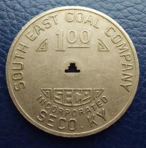 South East Coal Co. $1 Mining Trade Token