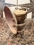 Vintage Justrite Carbide Miners Lamp for Coal Mining