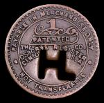 Anchor Coal Co. Highcoal WV 1¢ Coal Token