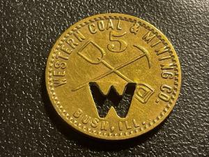 Western Coal & Mining Co. Trade Token Scrip