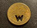 Western Coal & Mining Co. Trade Token Scrip