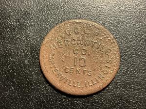 Colp Merc Co Coal Scrip Token from Carterville