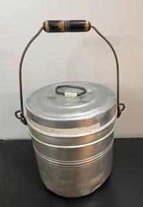 Retro 3-Piece Stackable Coal Miners Lunch Bucket