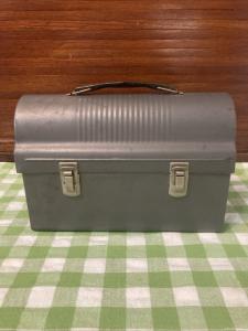 Vintage Coal Miner Metal Lunch Pail Bucket