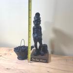 Carved Coal Miner Statue Figurine by Steve Turkovich