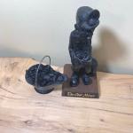 Carved Coal Miner Statue Figurine by Steve Turkovich