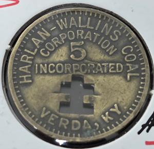 5¢ Harlan-Wallins Coal Company Scrip - Kentucky