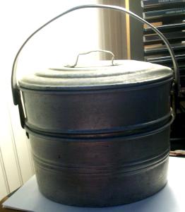 Vintage Buckeye Aluminum Coal Miner Lunch Bucket