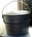 Vintage Buckeye Aluminum Coal Miner Lunch Bucket