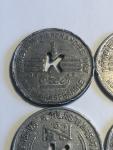 Set of 7 Coal Scrip Trade Tokens