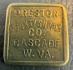 Preston County Coal Scrip - Cascade, WV