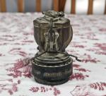 Vintage Justrite Carbide Coal Miners Hat Lamp