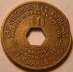 Virginia 10¢ Coal Token - Virginia-Lee Company