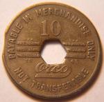 Virginia 10¢ Coal Token - Virginia-Lee Company