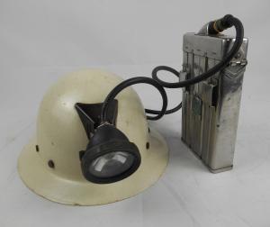 Vintage Valley Camp Coal Co. Miner’s Helmet and Lamp