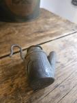 Teapot Style Antique Coal Miners Oil Lamp