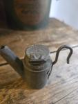 Teapot Style Antique Coal Miners Oil Lamp