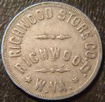 West Virginia 50¢ Coal Scrip from Richwood Store