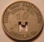 West Virginia 10¢ Coal Token - Olcott Edition