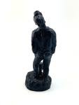 Coal Miner Figurine with Hat and Light