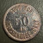 50¢ COLUMBIA COAL CO,  BOSWORTH, KY BELL CO KY COAL SCRIP