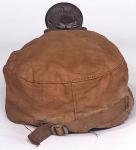 Vintage Coal Miners Canvas Cap Hat w Guys Dropper Shanklin Carbide Brass Lamp