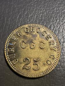 Curlew KY Coal Scrip from 25¢ Grocery Co