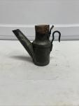 Vintage Coal Miner’s Teapot Oil Wick Lamp
